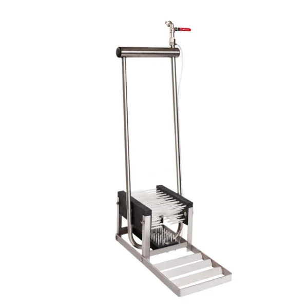 Urządzenie do czyszczenia obuwia 3 szczotki, VINK