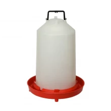 Poidło 15L z korkiem dla drobiu | Przezroczysty zbiornik, łatwe napełnianie