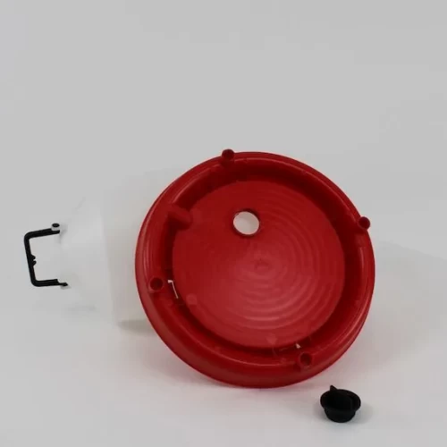 Poidło 15L z korkiem dla drobiu | Przezroczysty zbiornik, łatwe napełnianie