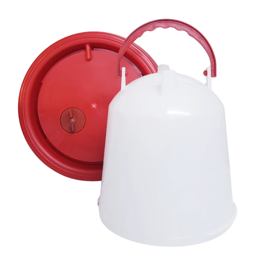 Poidło 15L dla drobiu i gołębi – zakręcane, z korkiem, przezroczyste