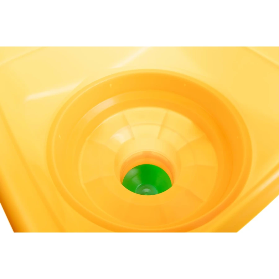 Karmidło automatyczne dla drobiu, duże, 40 l, zielono żółte