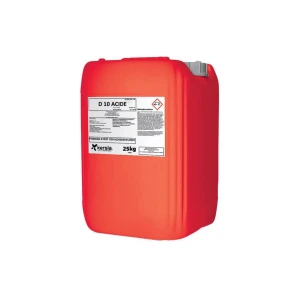 Kwaśny środek myjąco-odkamieniający do urządzeń udojowychD10 ACIDE  , 25 kg , kpl. 24 szt.