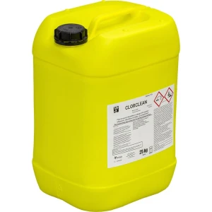 Zasadowy środek do mycia i dezynfekcji do urządzeń udojowych CLORCLEAN 25 kg, KERSIA, kpl. 5 szt.