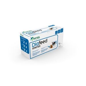 Diafeed 21 saszetek – dietetyczna mieszanka paszowa uzupełniająca dla cieląt KERSIA