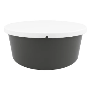 Miska szara 5 kg do musli z pokrywą, GEWA