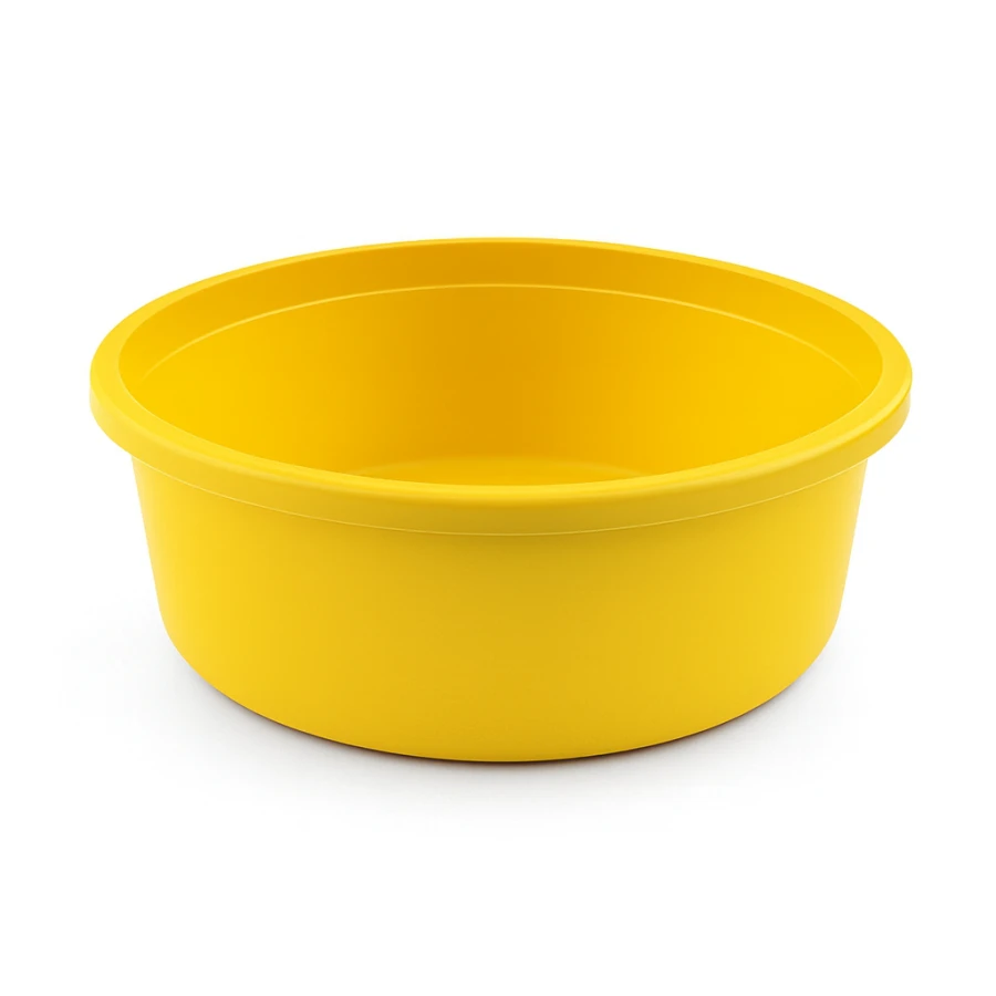 Miska żółta słoneczna 5 kg do musli z pokrywą, GEWA