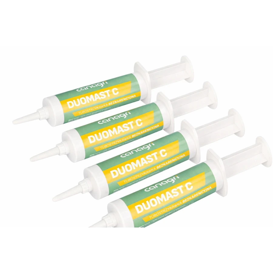 DuoMast C strzykawka bez karencyjna, 23 ml  - 4 szt. Zalecana ilość dawek