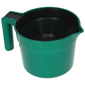 Przedzdajacz kubkowy Kerbl 1,5 l z sitkiem – zielony