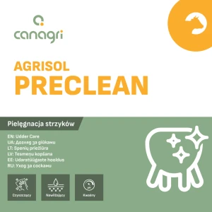 Płyn do mycia wymion Agrisol PreClean 69, 2 kg, Canagri