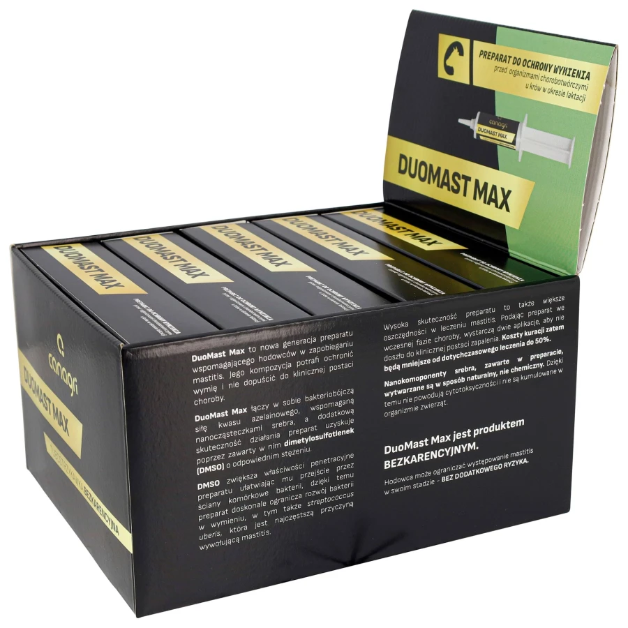 Preparat do ochrony wymienia w okresie laktacji 20 szt.  DuoMast Max, Canagri