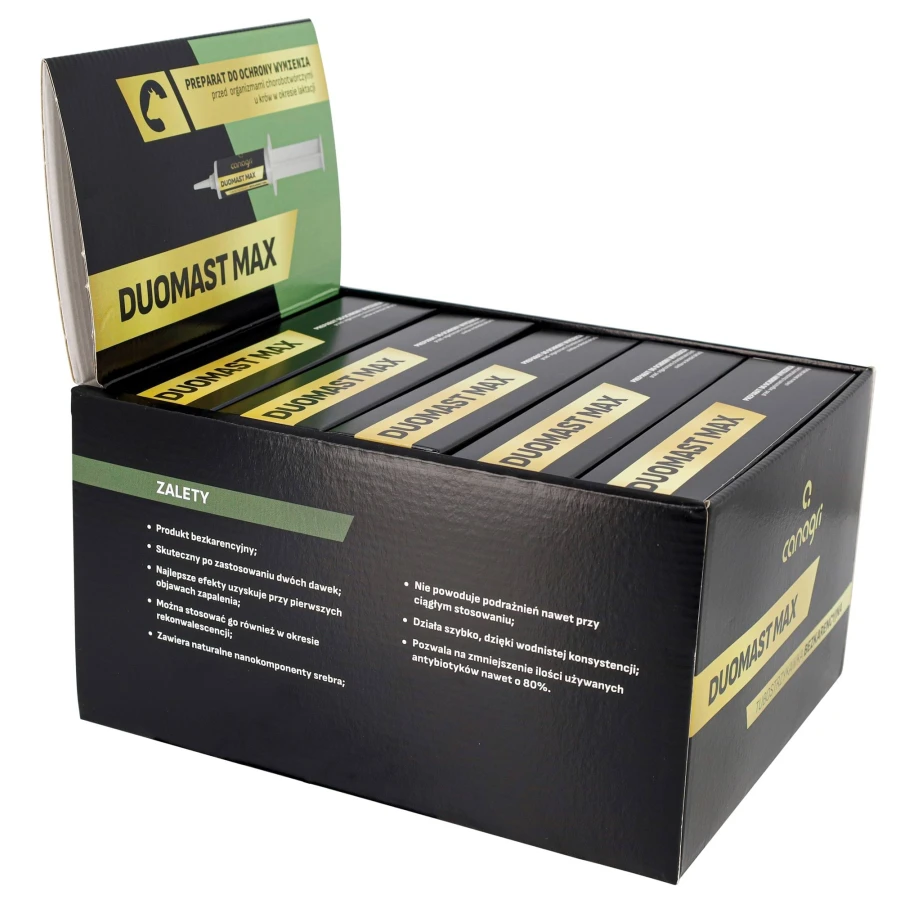 Preparat do ochrony wymienia w okresie laktacji 20 szt.  DuoMast Max, Canagri
