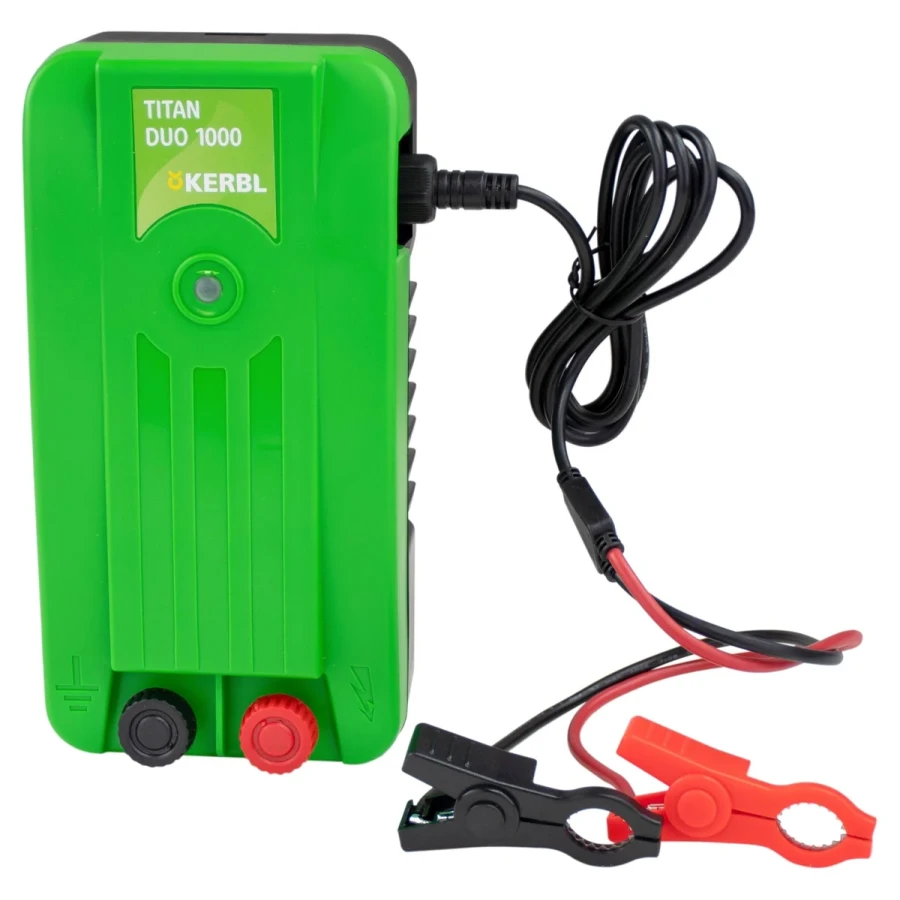 Elektryzator uniwersalny KERBL TITAN DUO 1000 dla koni, bydła i małych zwierząt, 1,0 J