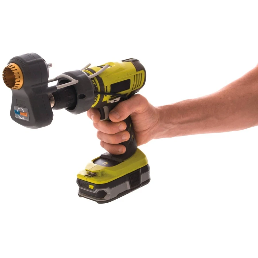 Trymer do włosów ogonów krów TailWell Titanium, do zamocowania na wkrętarce, Kerbl