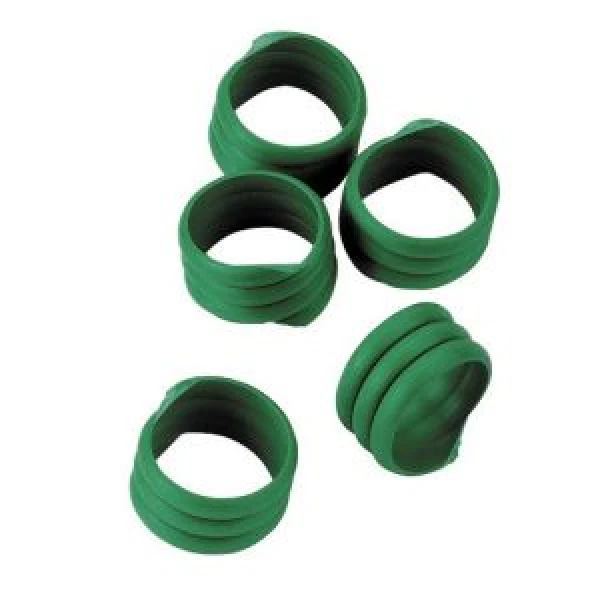 Opaska spiralna dla drobiu, 18 mm, zielona, 100 szt., Kerbl
