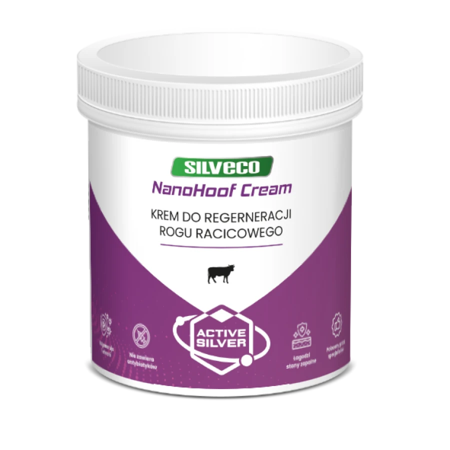 SILVECO NanoHoof Cream Krem do regeneracji rogu racicowego, 450g
