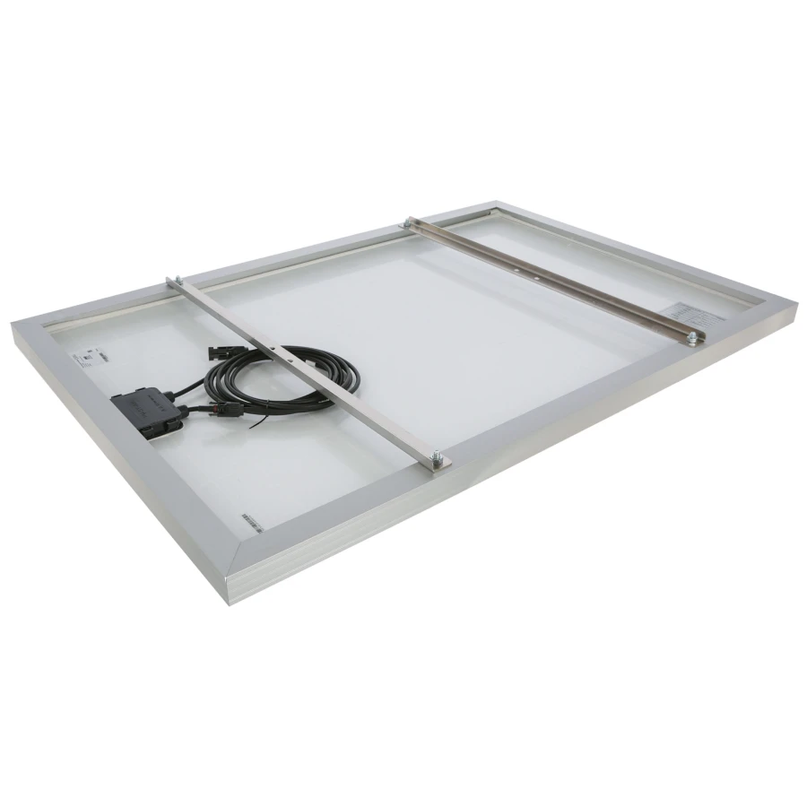 Panel słoneczny 100W z regulatorem ładowania, do podłączenia bezpośrednio do akumulatora, Kerb