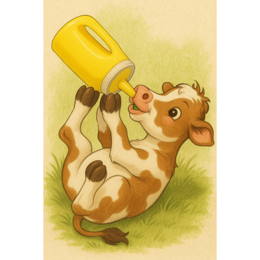 Jak aktywowane są podstawowe funkcje trawienia u cieląt