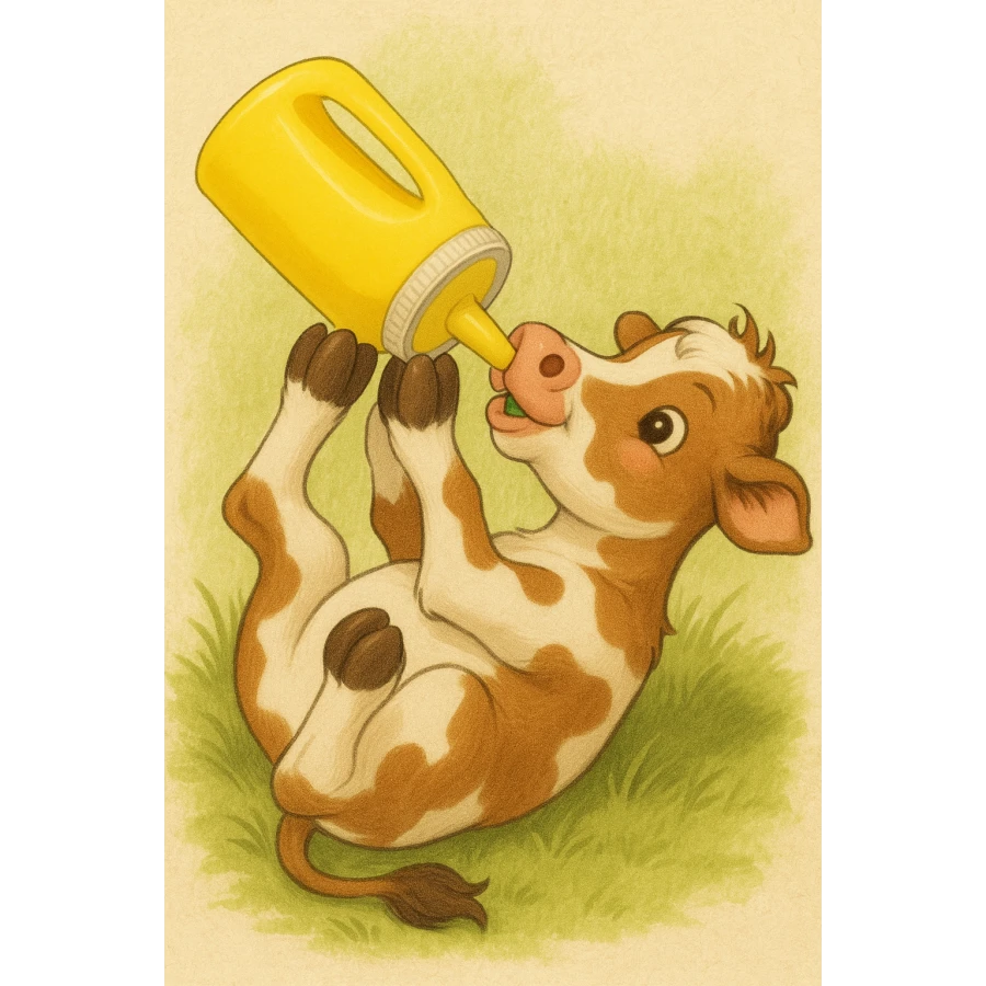 Jak aktywowane są podstawowe funkcje trawienia u cieląt