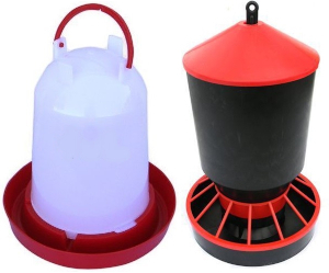 Zestawy poidło + karmidło dla drobiu